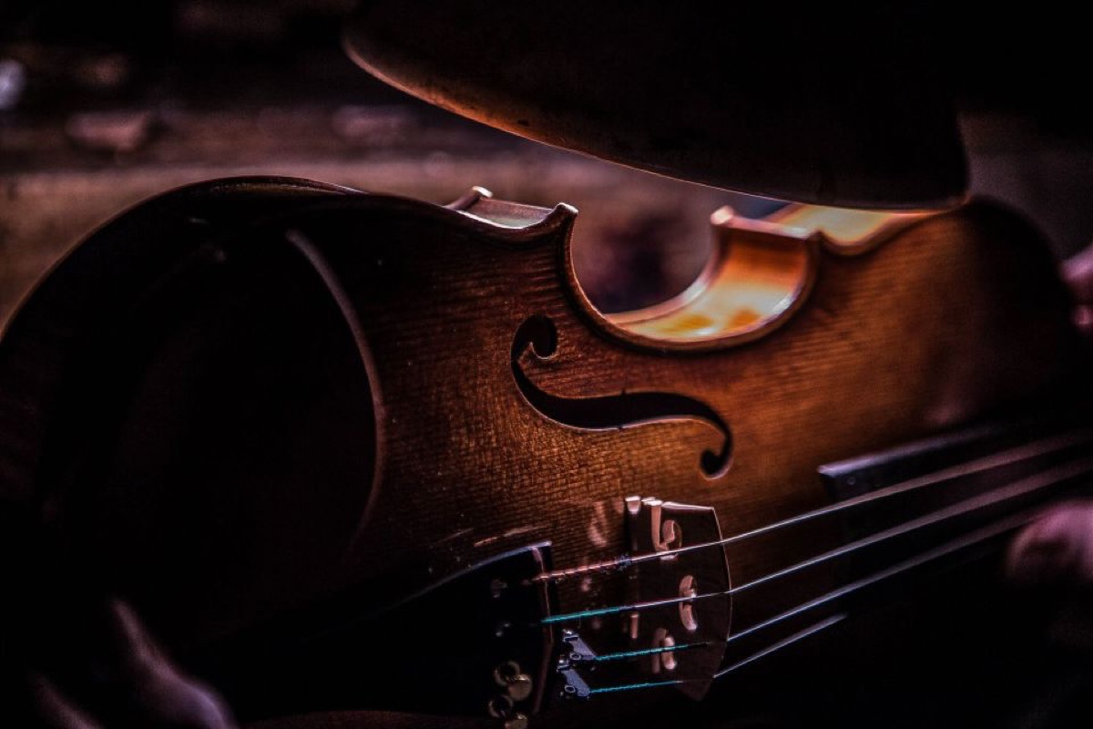 Skrzypce w wypożyczalni Violine Atelier